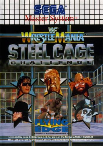 Cover WWF Wrestlemania Steel Cage Challenge for Master System II